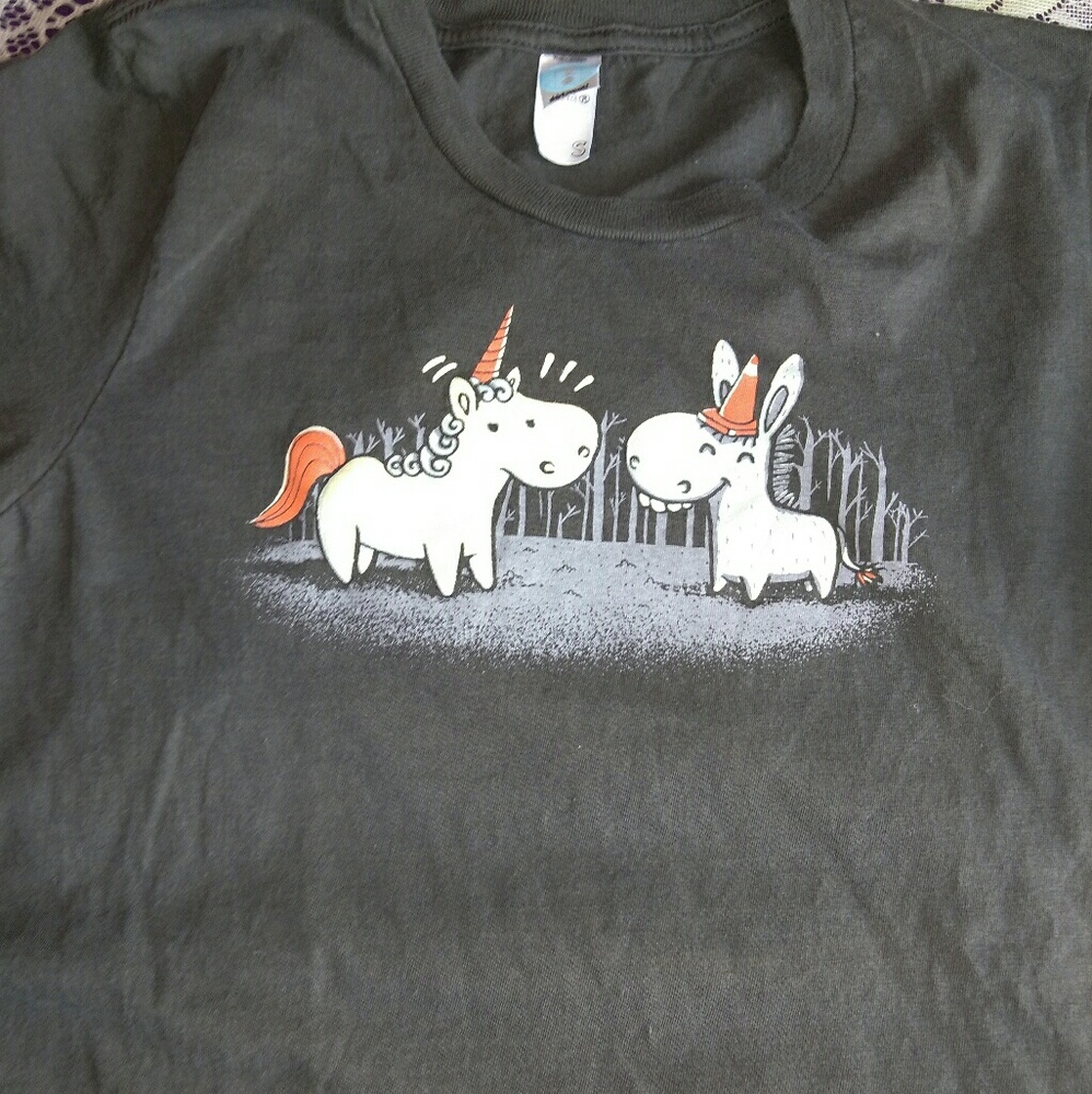 WOOT Cotton Dark Grey UniCONE Tee